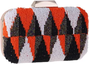 Leisure Women's Handheld Dinner Bag Beaded Embroidery Bag