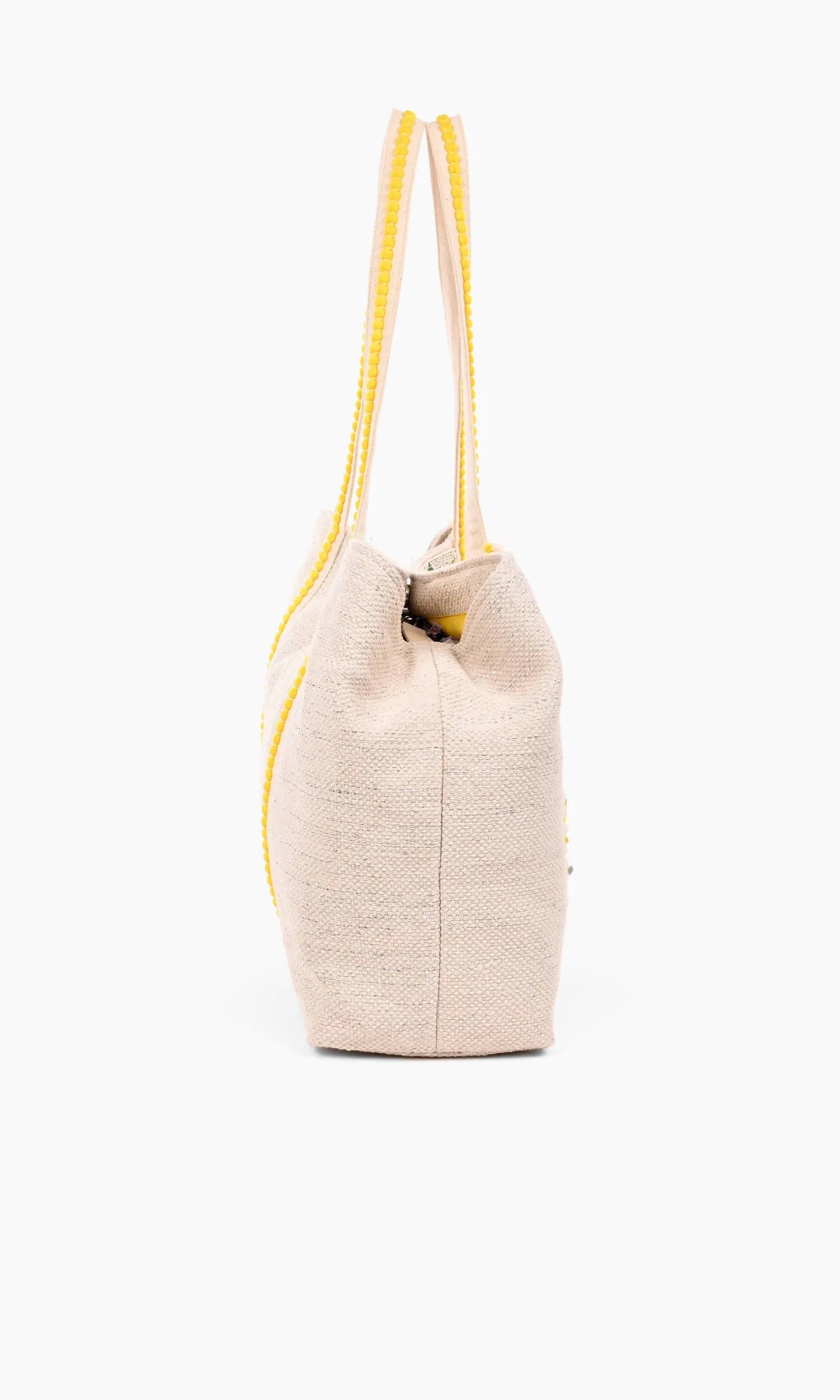 Lemonade Beaded Tote