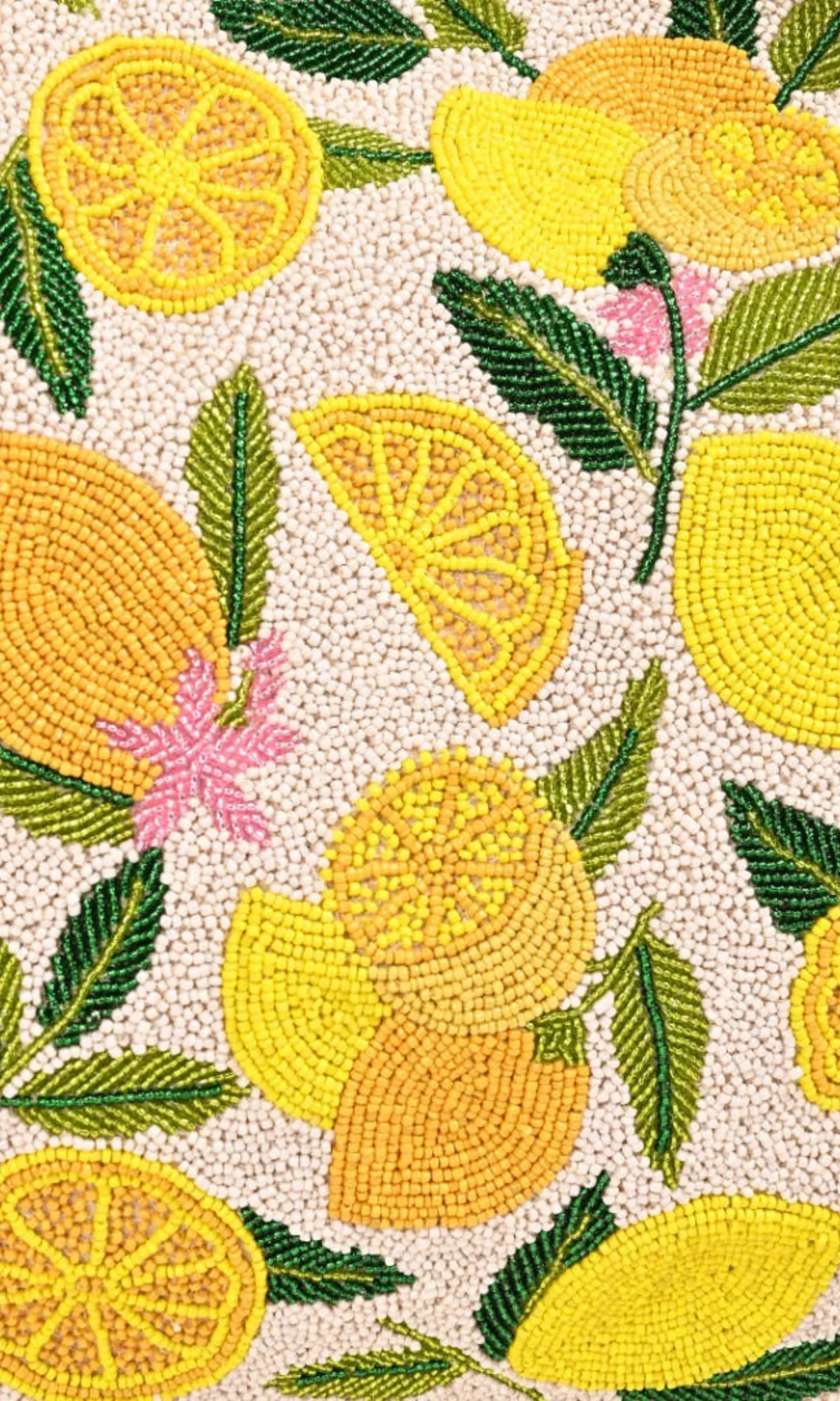 Lemonade Beaded Tote