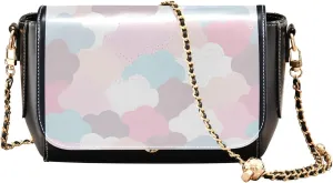 Leopard Jaguar Print Pink PU Leather Shoulder Bag Waterproof Women Crossbody Bag Purses Trendy Purse with Chain Strap