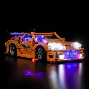 Light kit Compatible with Lego 42204 Fast and Furious Toyota Supra MK4 - No Model Only Light, LED Lighting Accessories Compatible with Lego Toyota Supra MK4 (The Fast and The Furious) 42204