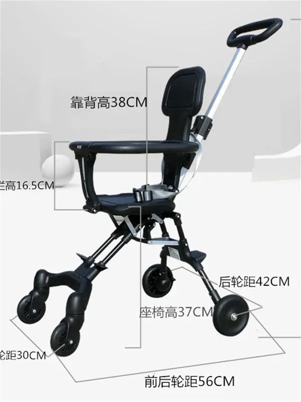 Lightweight Travel Stroller for Baby & Toddlers - Easy Fold & Compact Stroller with Canopy, Storage Basket, Multi-Position Recline & Convenient One-Hand Fold - Airplane Stroller for Infants & Newborn