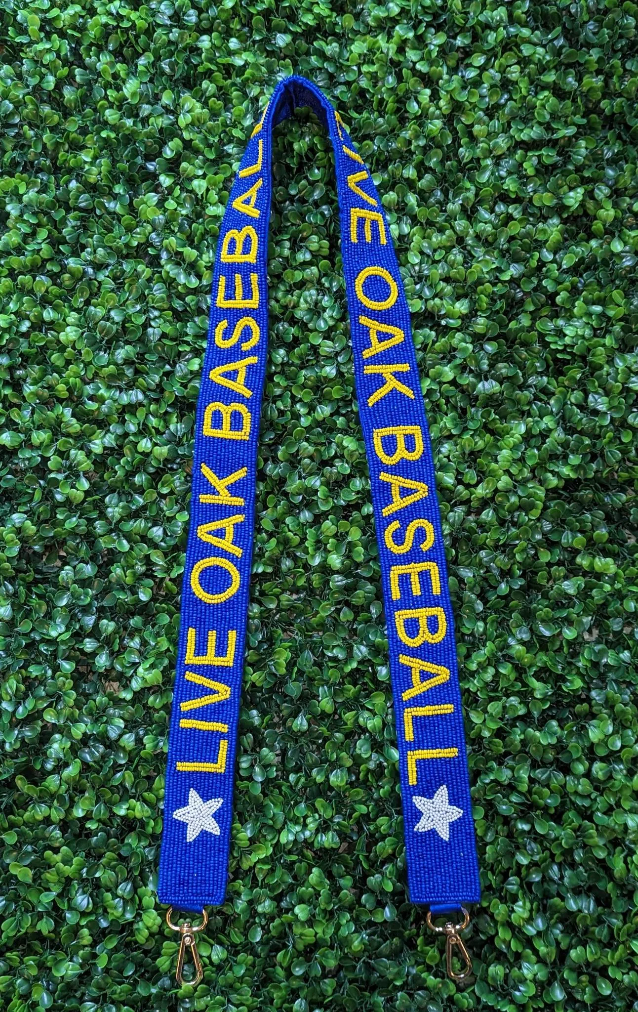 Live Oak Baseball | Custom Beaded Purse Strap