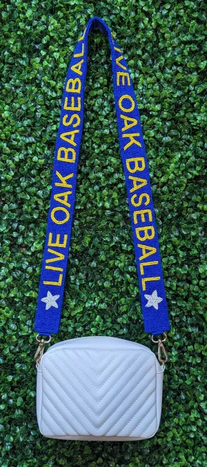 Live Oak Baseball | Custom Beaded Purse Strap