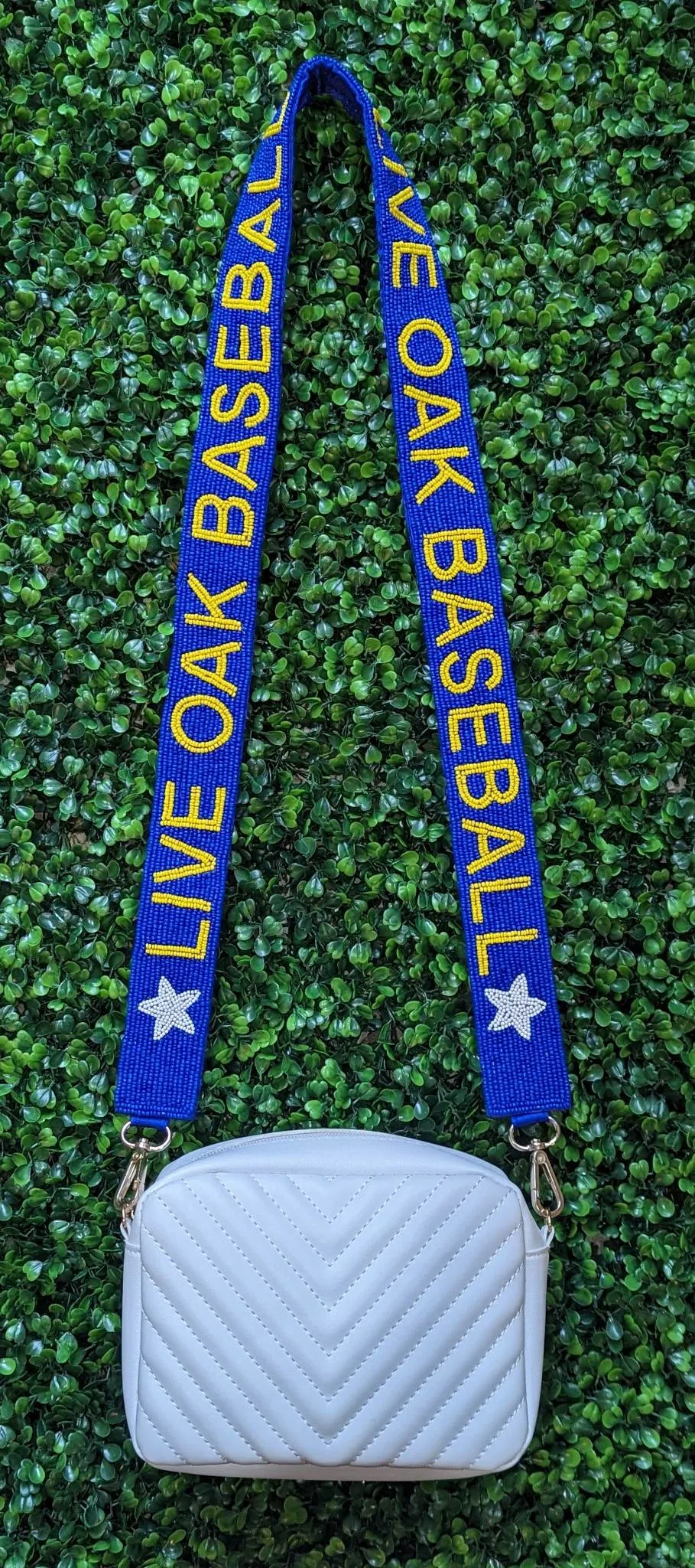 Live Oak Baseball | Custom Beaded Purse Strap