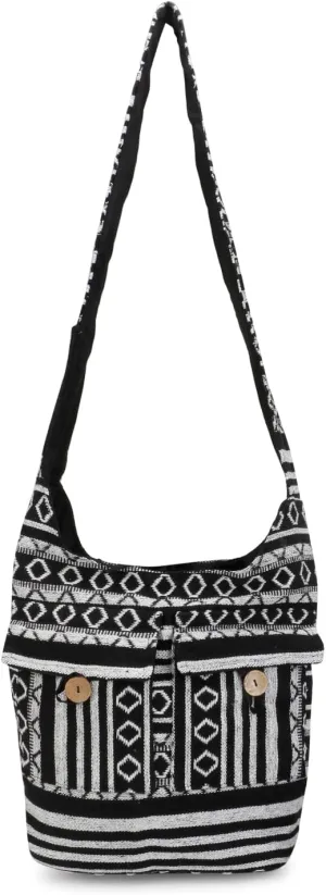 LONGING TO BUY Cotton Shoulder Bag Crossbody Bag Hobo Sling Bag Handmade Messenger Shoulder Bags For Women & Girls