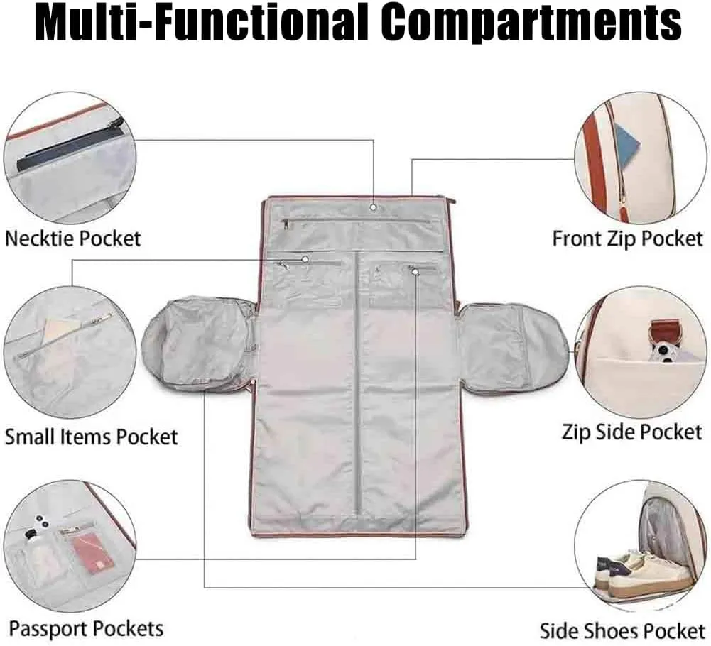 Luxemega Bag, 2 In 1 Luxemega Bag with Wheels, Luxemega Travel Bag Carry On, Convertible Duffel Bag Large Overnight Bags (A-01)