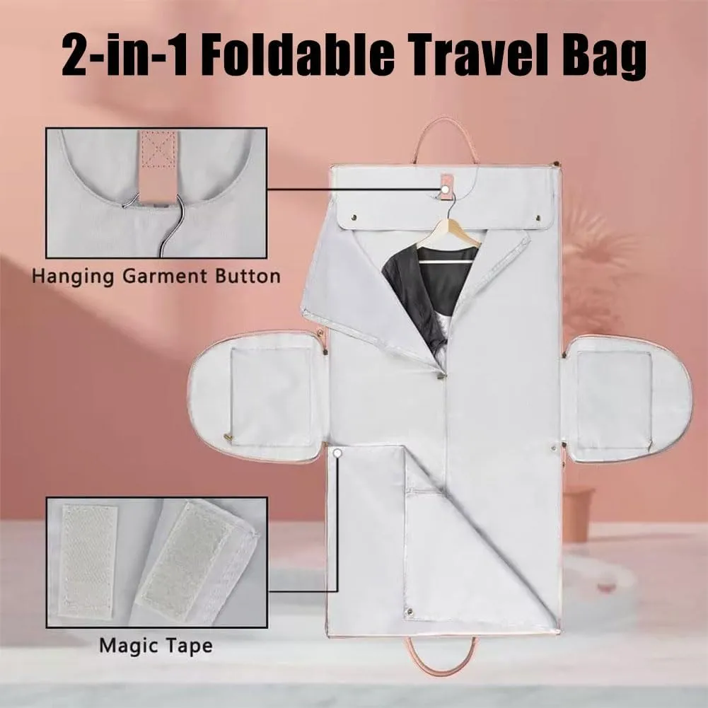 Luxemega Bag, 2 In 1 Luxemega Bag with Wheels, Luxemega Travel Bag Carry On, Convertible Duffel Bag Large Overnight Bags (A-01)