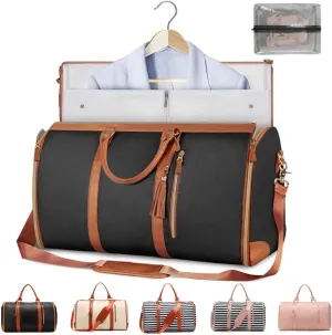 Luxemega Bag, 2 In 1 Luxemega Bag with Wheels, Luxemega Travel Bag Carry On, Convertible Duffel Bag Large Overnight Bags (A-01)
