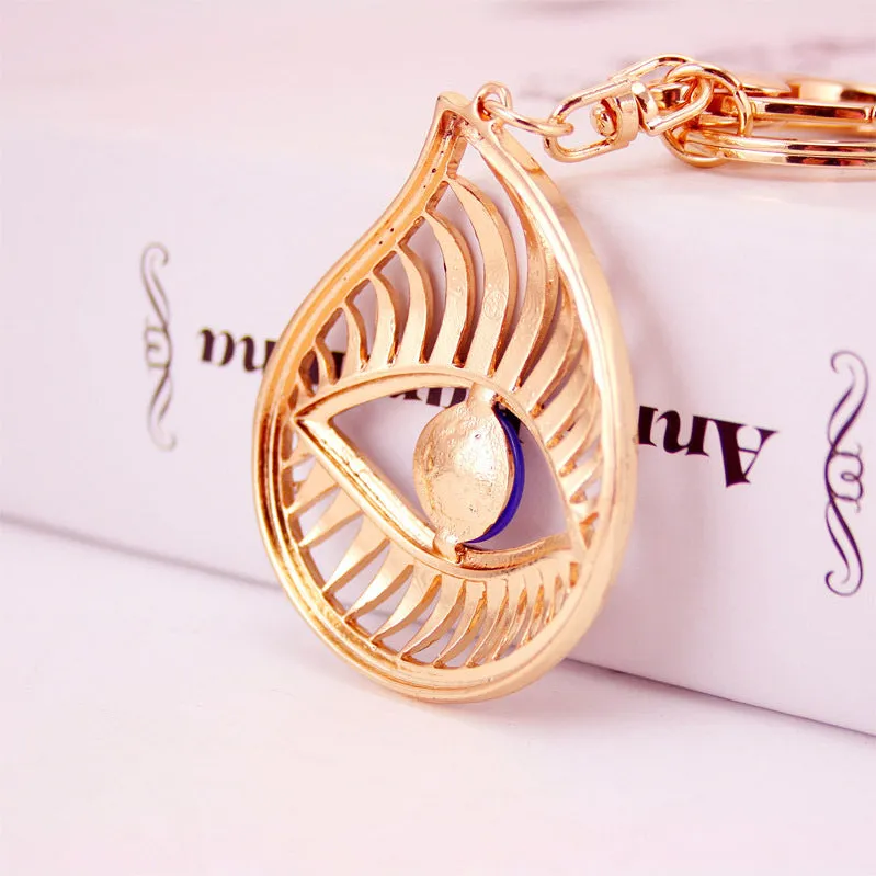 Luxury Diamond Devil Eye Keychain