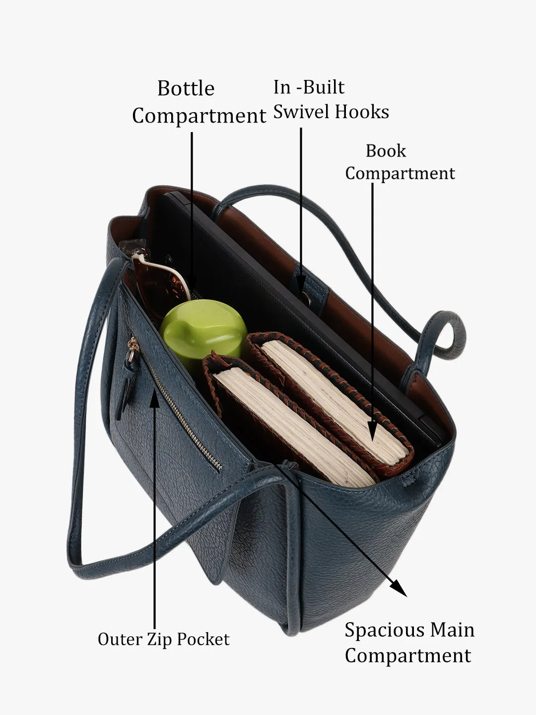 Magnolia Michela Medium Tote Bag Blue