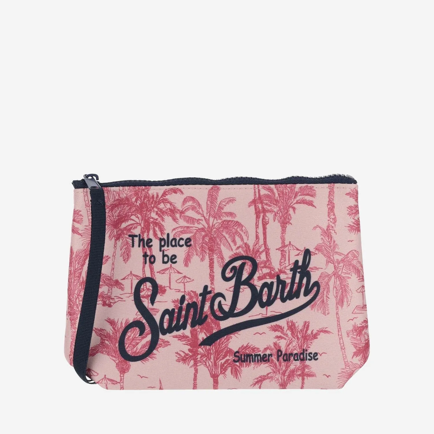 Mc2 Saint Barth Scuba Clutch Bag With Graphic Print