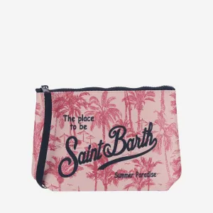 Mc2 Saint Barth Scuba Clutch Bag With Graphic Print