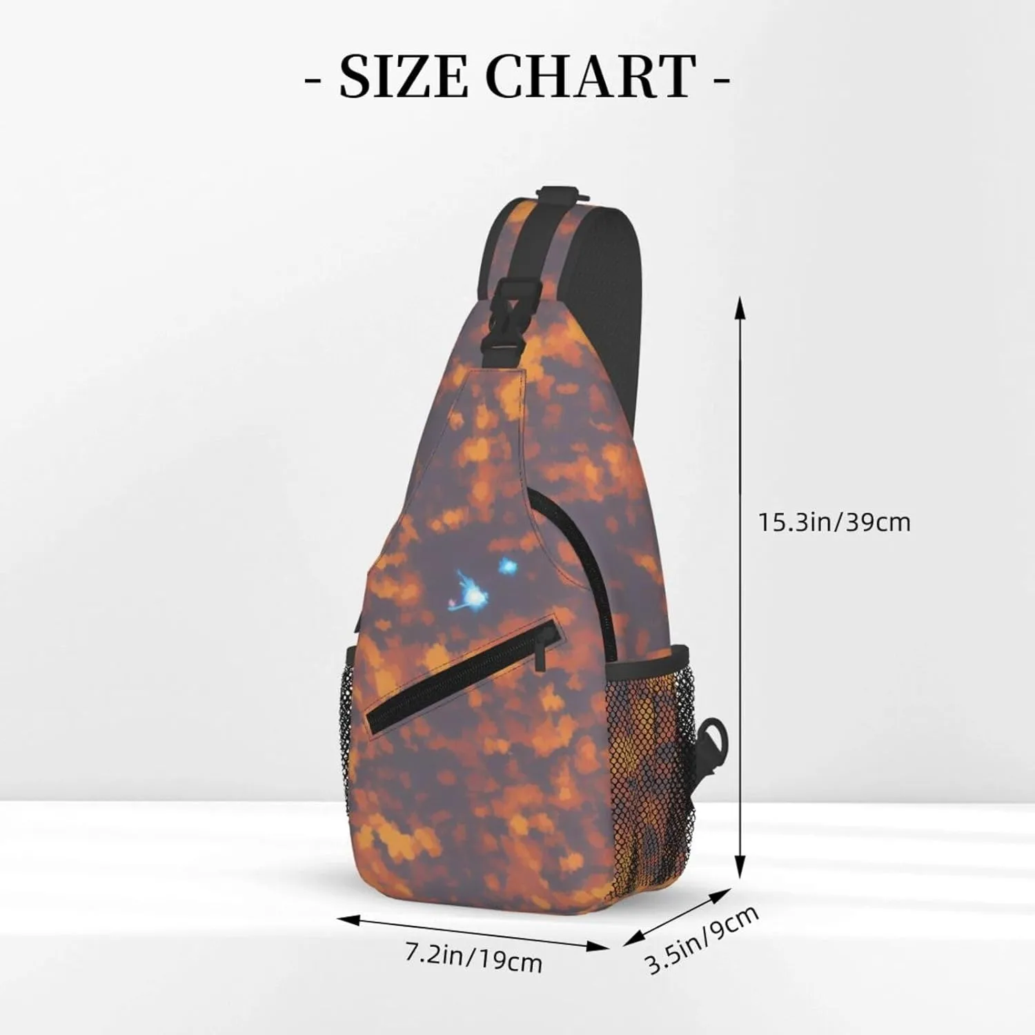 Mechanical Gold Disc Sling Bag For Women Mencross Sling Bag Fashion Crossbody Shoulder Bag Chest Bag For Hiking Travel