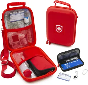 MEDMODS Insulin Cooler Travel Case and Insulated Diabetes Bag with Ice Pack, ID Card, Medical Alert Tag & Shoulder Strap - Protective Insulin Pen Case for Diabetic Medication & Essentials, Case Only