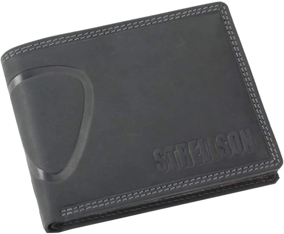 Men's Coin Pouch, Black, One Size