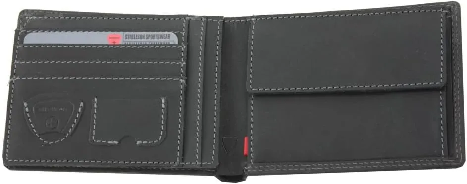 Men's Coin Pouch, Black, One Size
