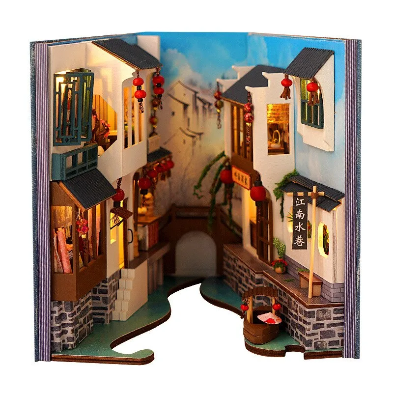 Merry Christmas DIY Crafts Book Nook