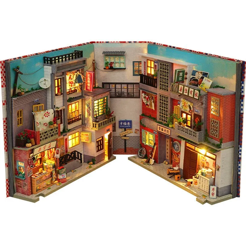 Merry Christmas DIY Crafts Book Nook