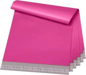 Metronic Poly Mailers 10x13 100 Pcs, Large Shipping Bags for Clothing | Strong Adhensive Mailing Bags for Small Business, Shipping Envelopes, Tear-resistant Packing Bags in Pink