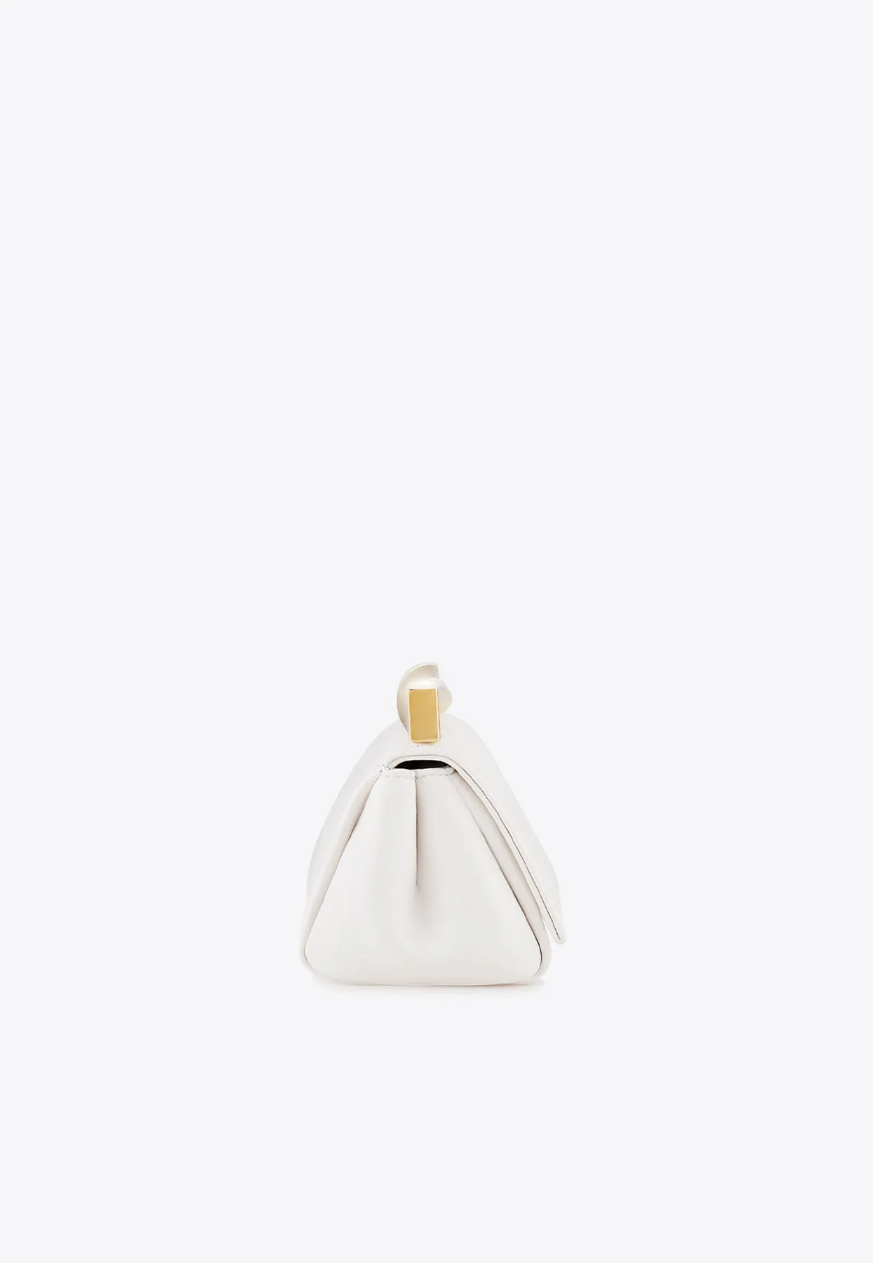 Mini Twist Nappa Leather Clutch