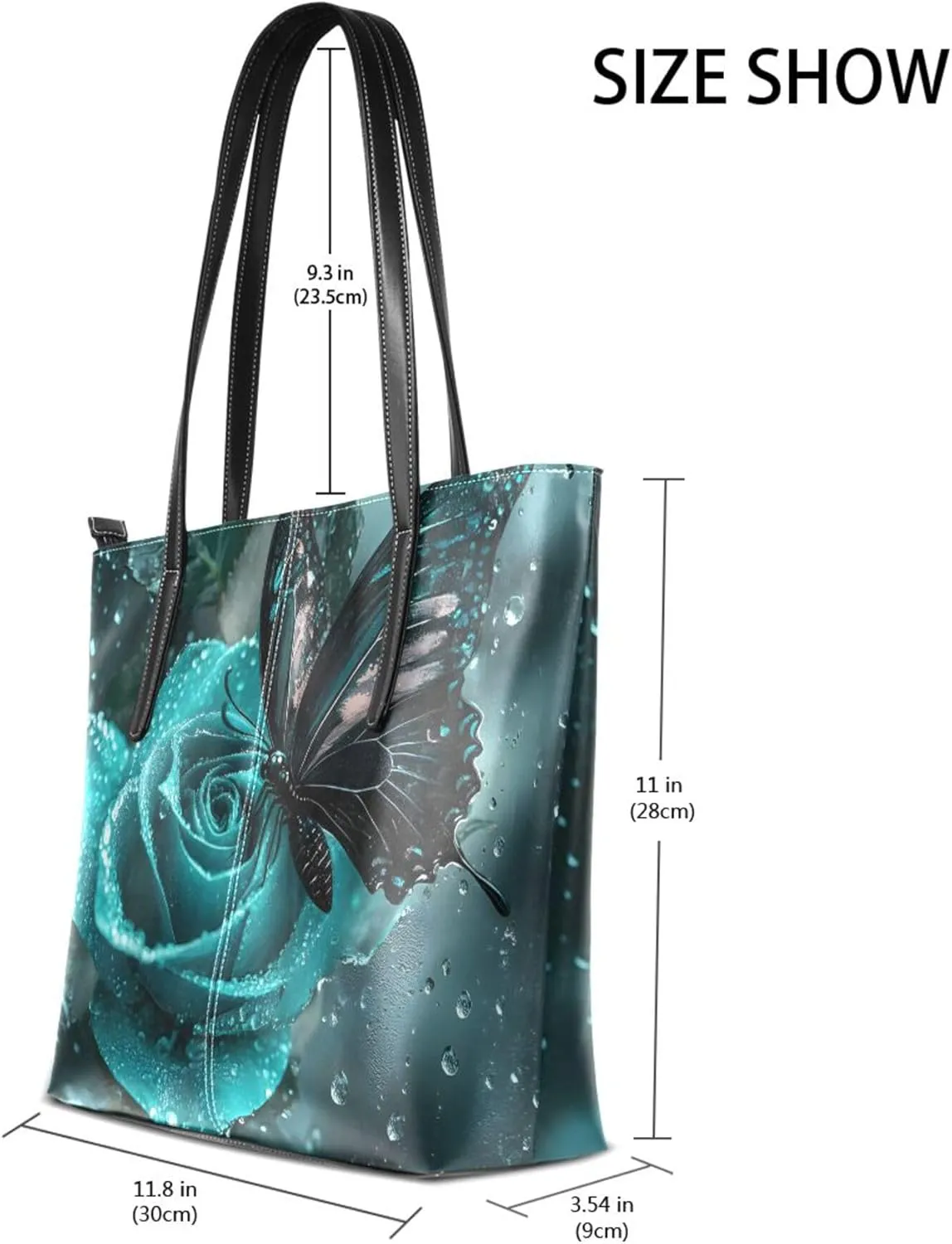 MNSRUU Boho Tote Bag Butterfly Starlight Travel Women Purses and Handbags