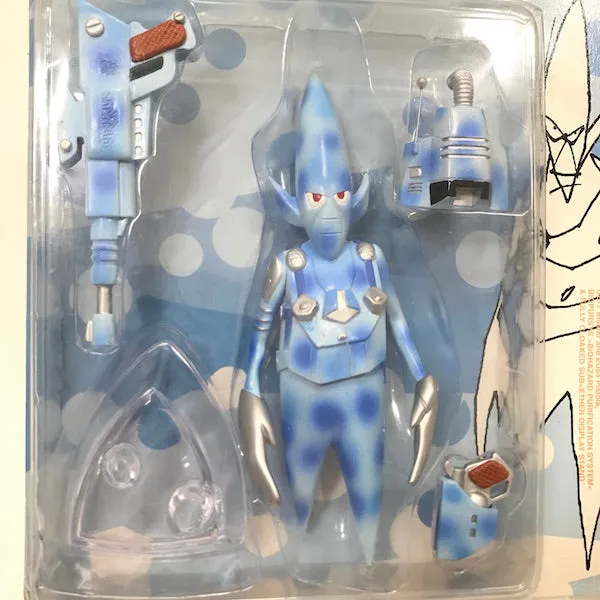 Mo Wax Unkle (Futura) x Ben Drury 1998 Pointman Figure Blue