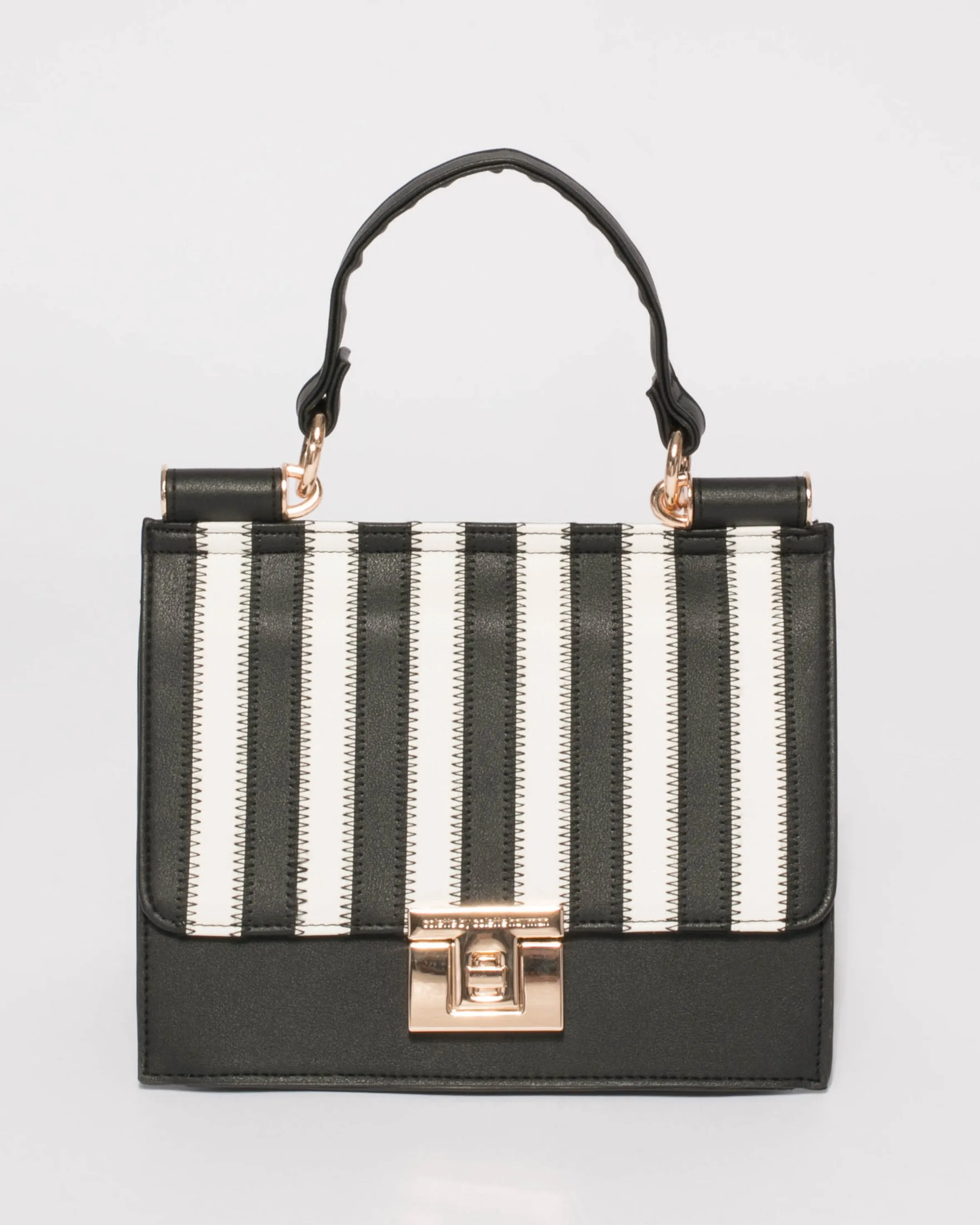 Monochrome Lyla Top Handle Tote Bag