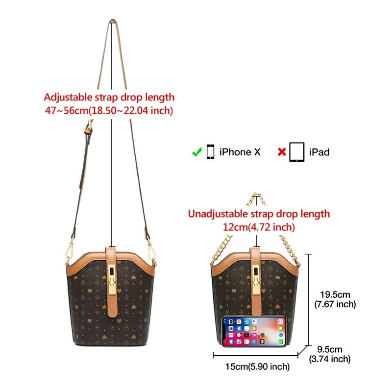 Monogram PVC Bucket Bag