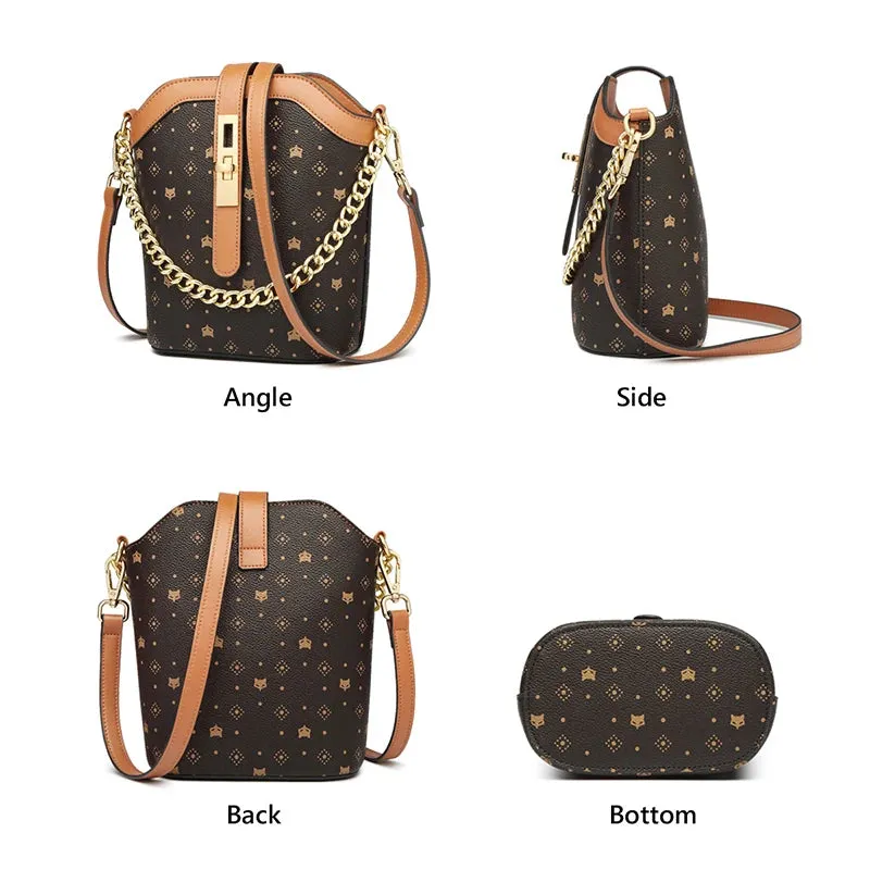 Monogram PVC Bucket Bag