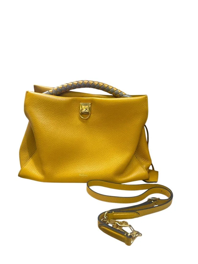 Mulberry Iris 2 Way Leather Shoulder Bag (H21 x L33 x W14cm)