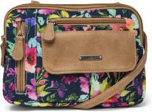 MultiSac Zippy Triple Compartment Crossbody Bag