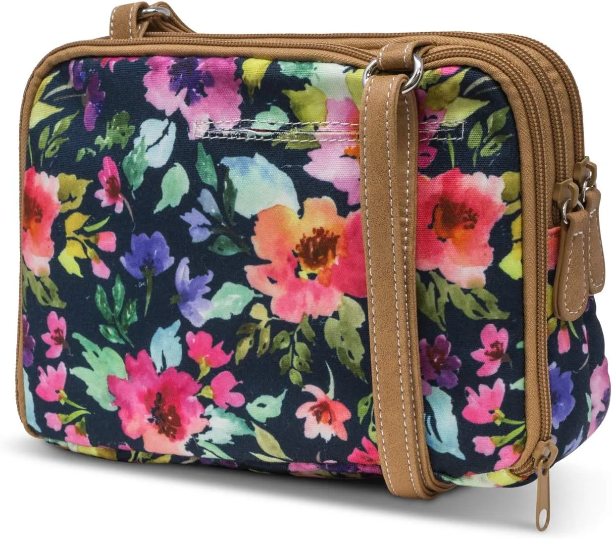 MultiSac Zippy Triple Compartment Crossbody Bag