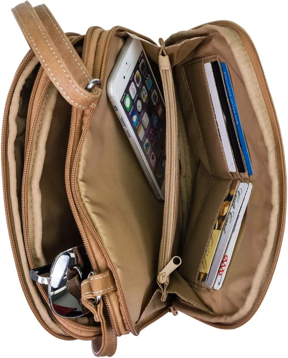 MultiSac Zippy Triple Compartment Crossbody Bag