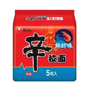 Nongshim Shin Ramyun Shrimp Flavor - 120g x 5 Packs