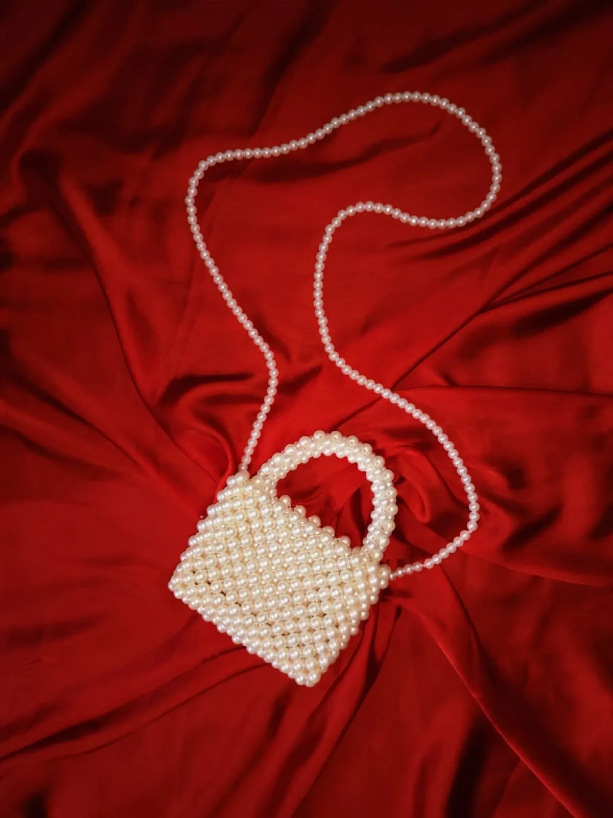 Off-White Mini Pearl Cross body bag