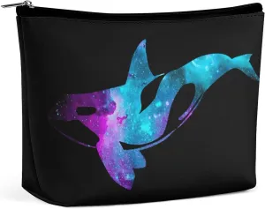 Orca Killer Whale Makeup Bag Cosmetic Pouch Toiletry Bags Travel Organizer