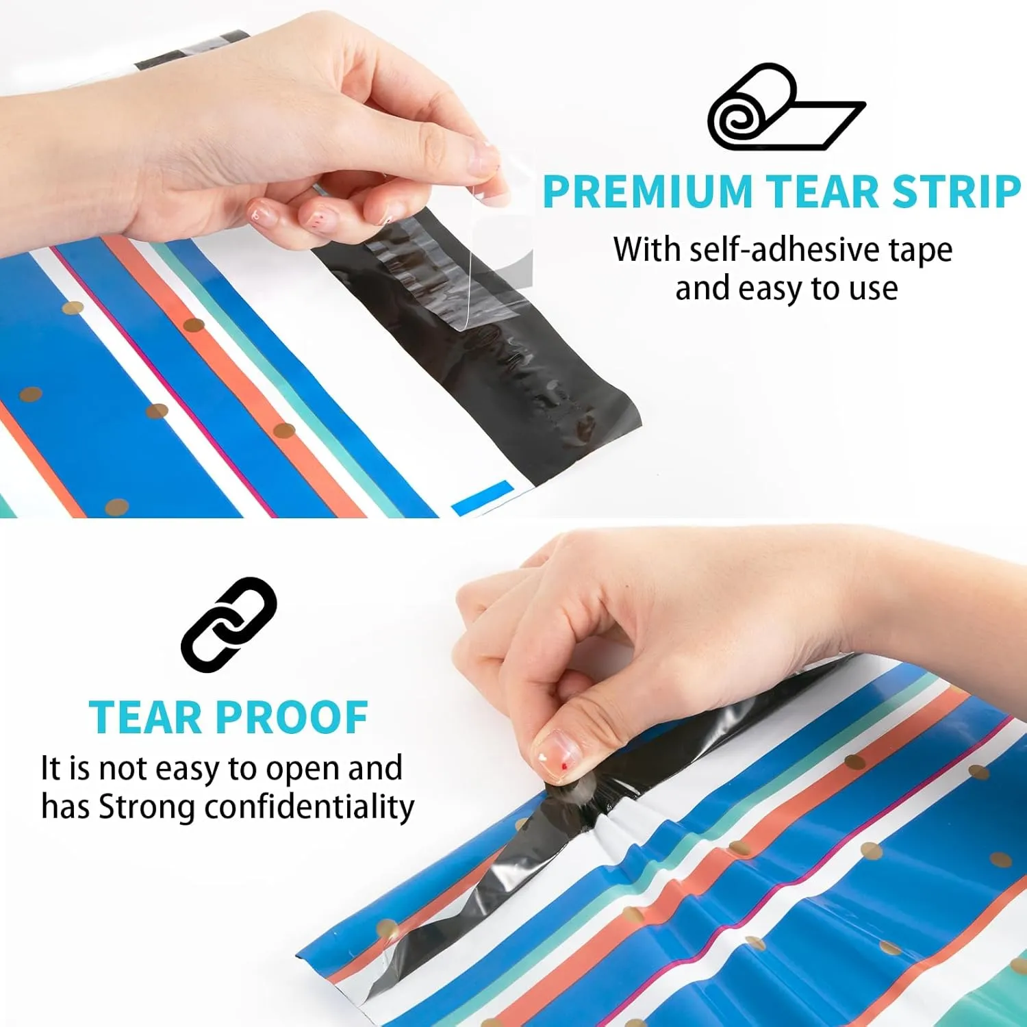 Oududianzi Poly Mailers 10x13, 100PCS Shipping Bags, Mailing bags, Packaging Bags, Mailers Poly Bags for Shipping, Shipping Envelopes, Packaging Bags for Small Bussiness