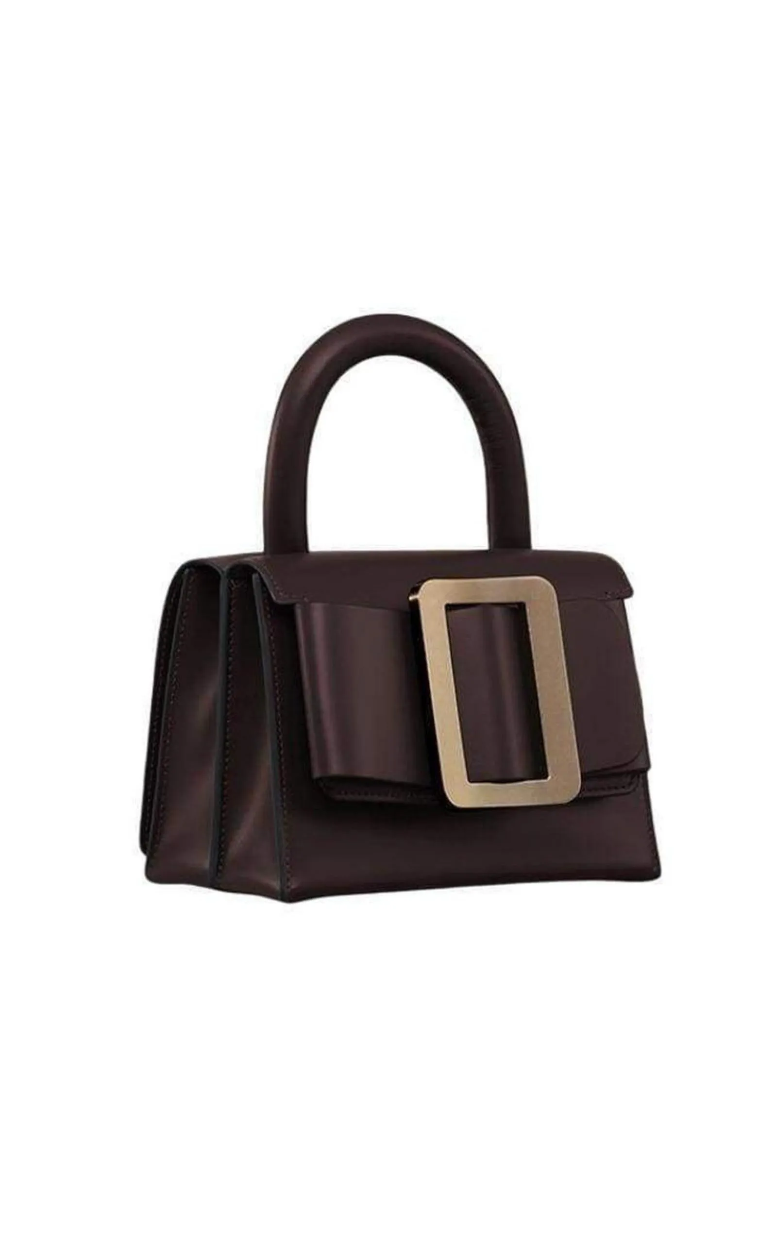 Oxblood Lucas 19 Buckled Leather Tote Bag