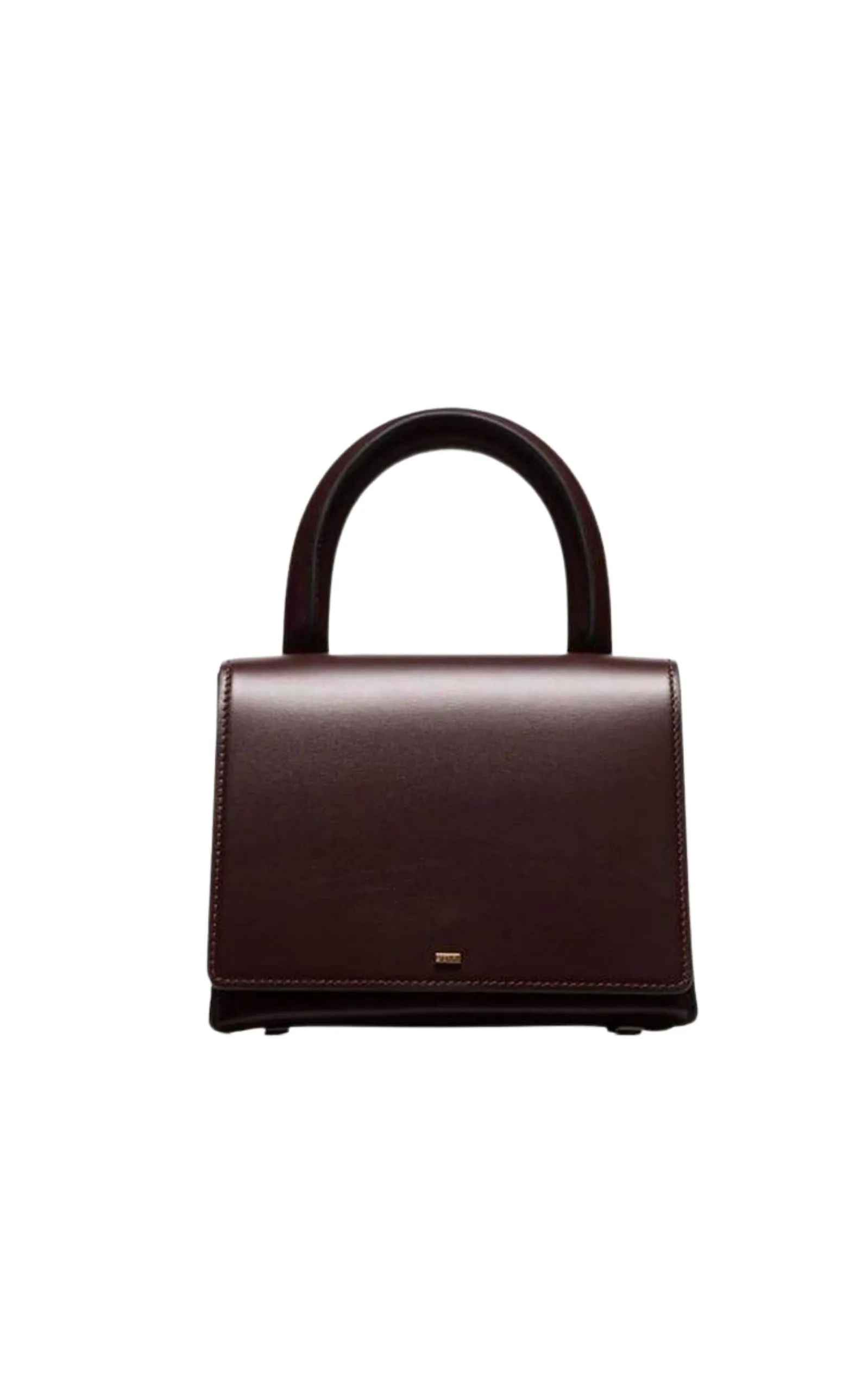 Oxblood Lucas 19 Buckled Leather Tote Bag