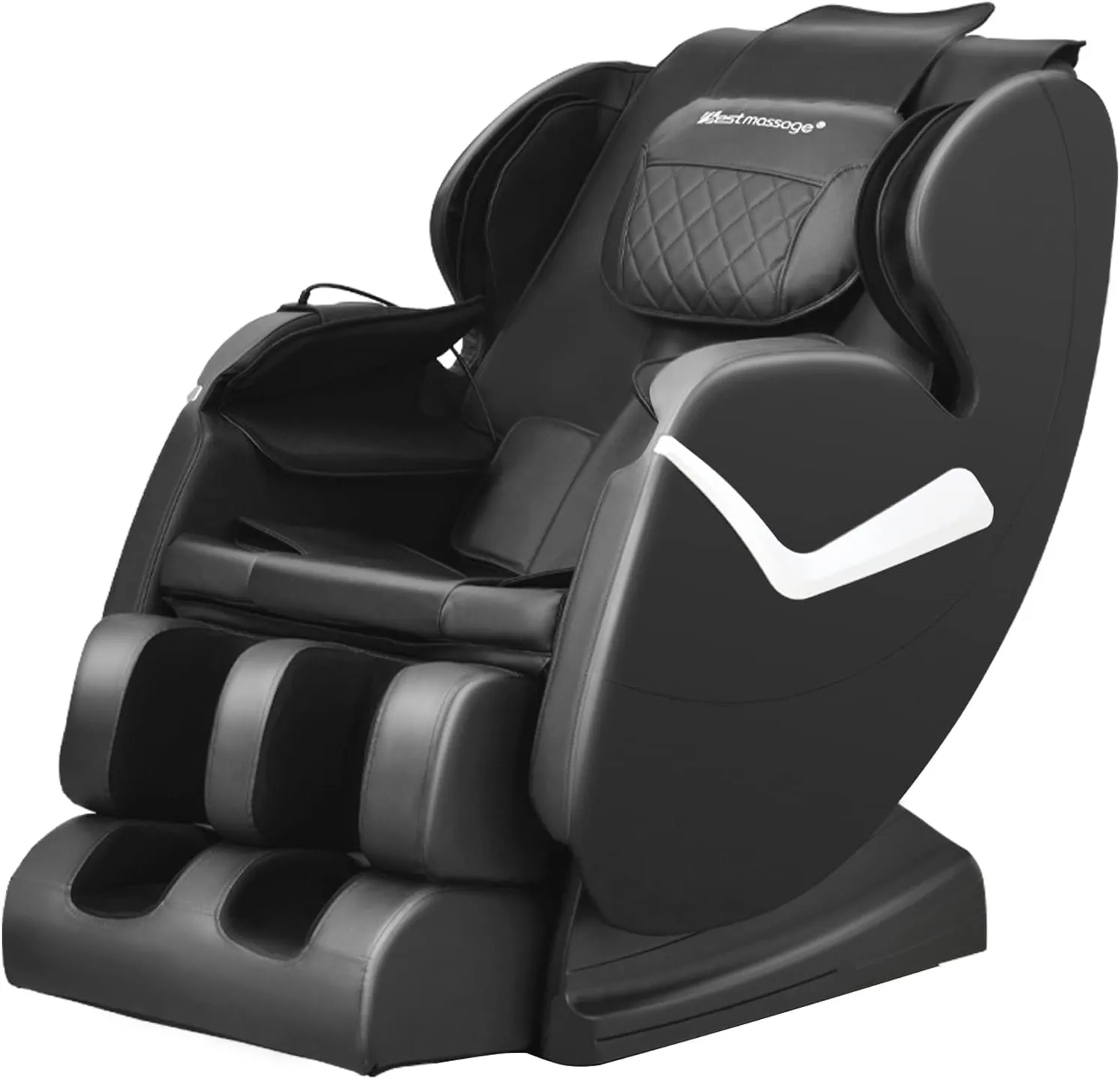 PayLessHere Massage Chair,Electric Shiatsu Full Body Zero Gravity Massage Recliner Chair with Remote Controls 34 Massage Airbags Built-in Heat for Home Office (Black)