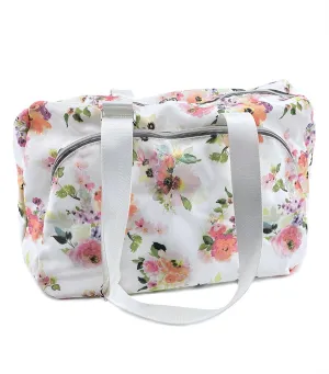 Peony Sunrise Canvas Weekend Duffle Bag