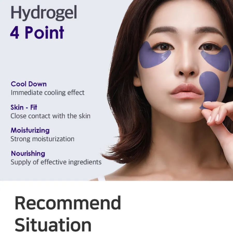 PETITFEE Agave Cooling Hydrogel Eye Mask, 60 Patches
