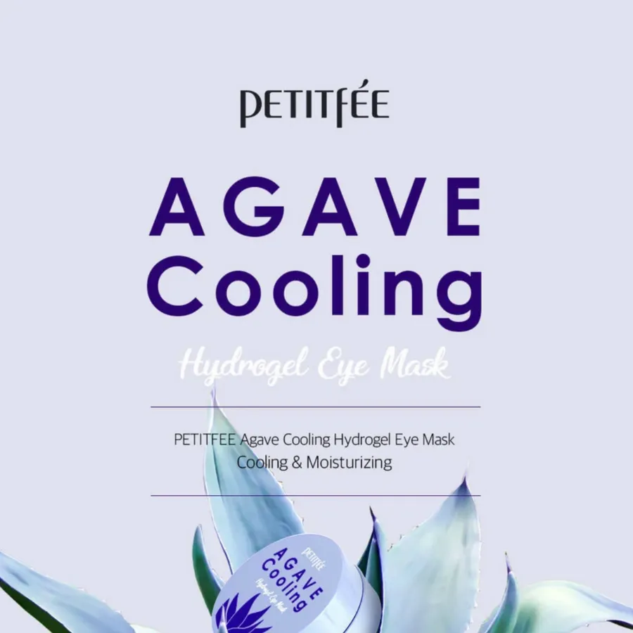 PETITFEE Agave Cooling Hydrogel Eye Mask, 60 Patches