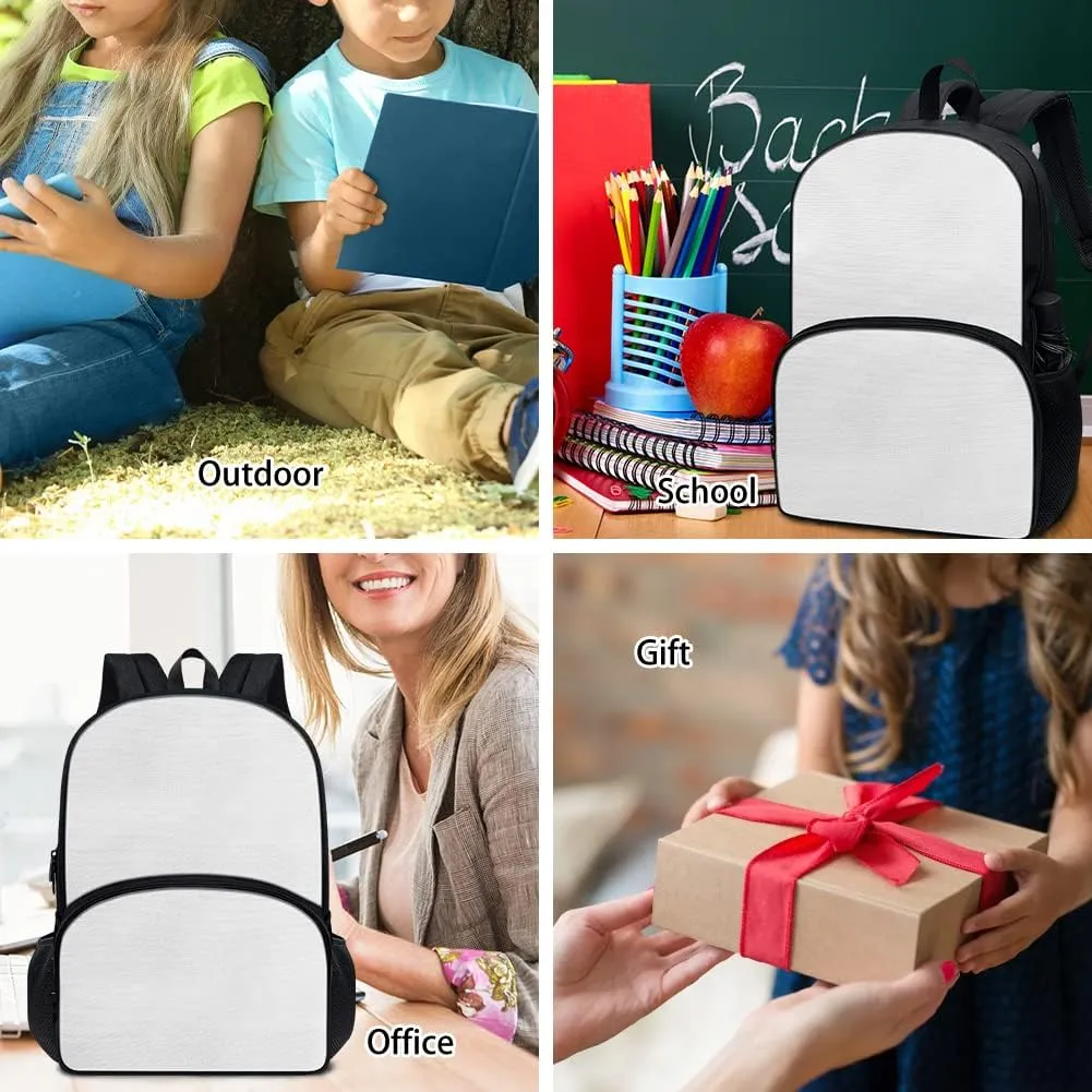Pink Elementary Middle School Backpack Personalized Funny Dogs Bookbag Primary School Daypack Students Knapsack for Teens Girls Boys