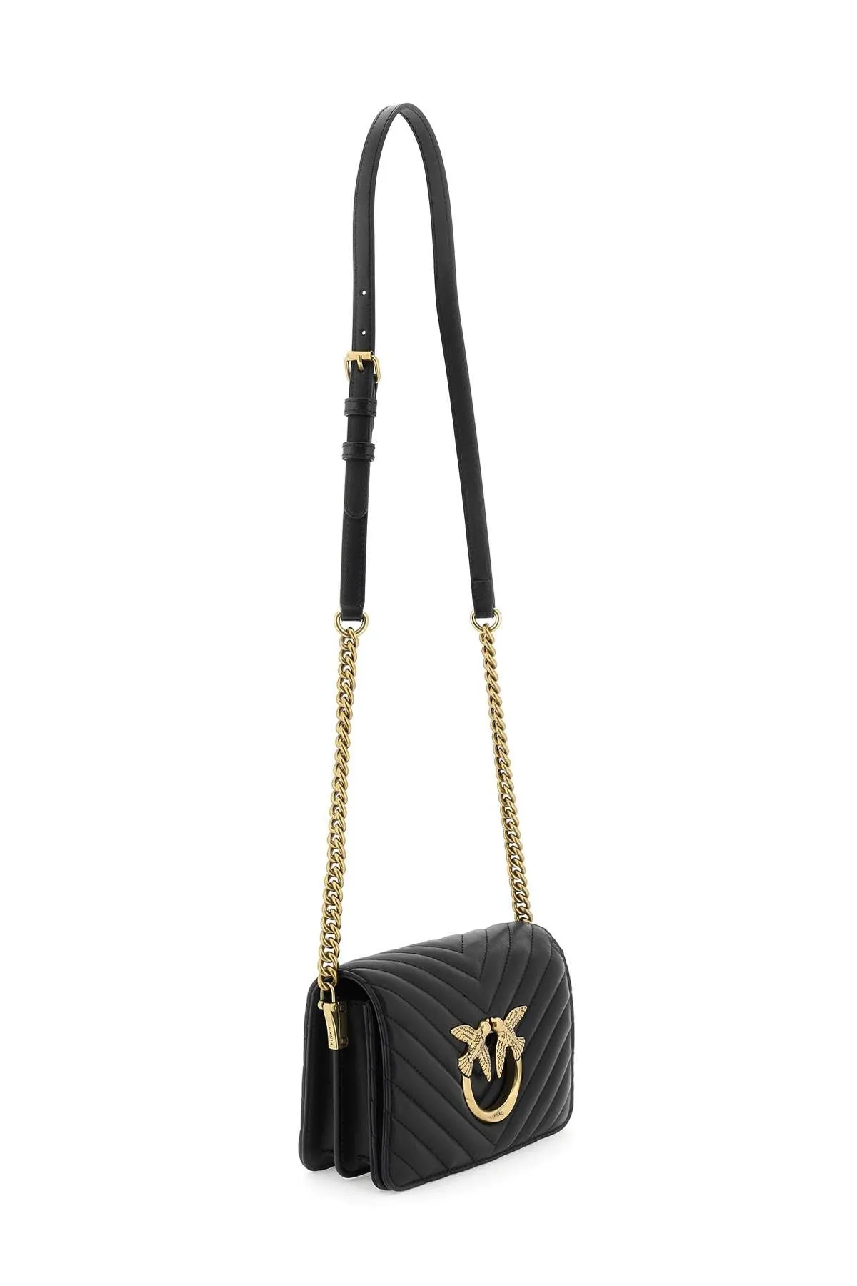Pinko Love Click Mini Chevron Bag