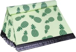 Poly Mailers 14.5x19 Inch Shipping Envelopes Large Size Pineapple Self Seal Plastic Bags for Small Business 80 Pack Ｐineapple