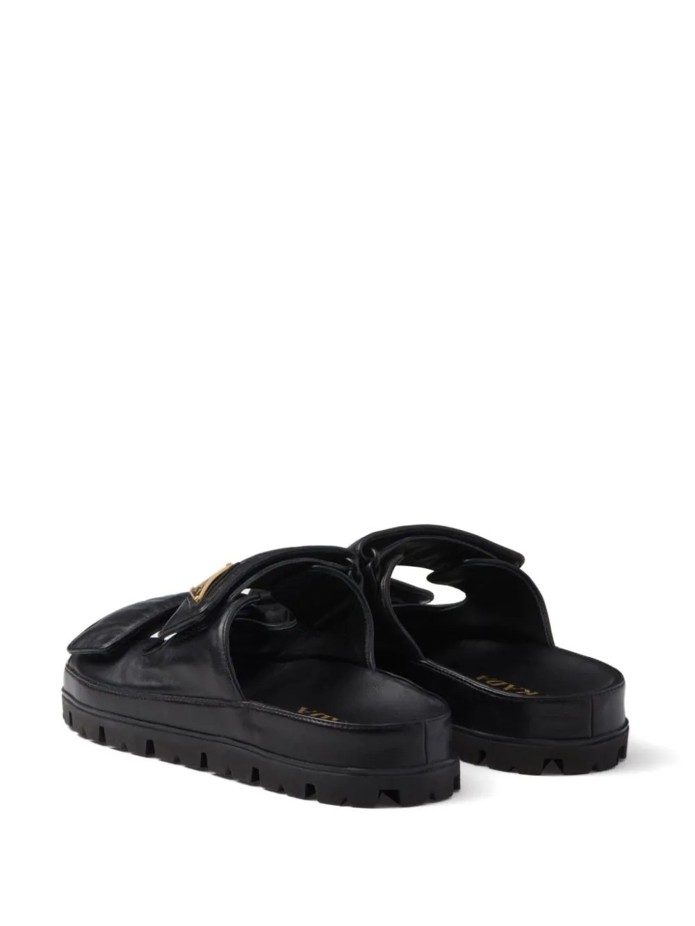 PRADA Men's Strappy Leather Sandals - SS24