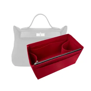 Premium Purse Organizer compatible with 24/24 Mini Insert, 24 24 Bag Organizer, 24/24 29 Insert, 2424 Mini Insert, Handmade 2mm Thick Premium Felt Snug Sturdy (For 21 (Mini) - 24/24, Sienna)