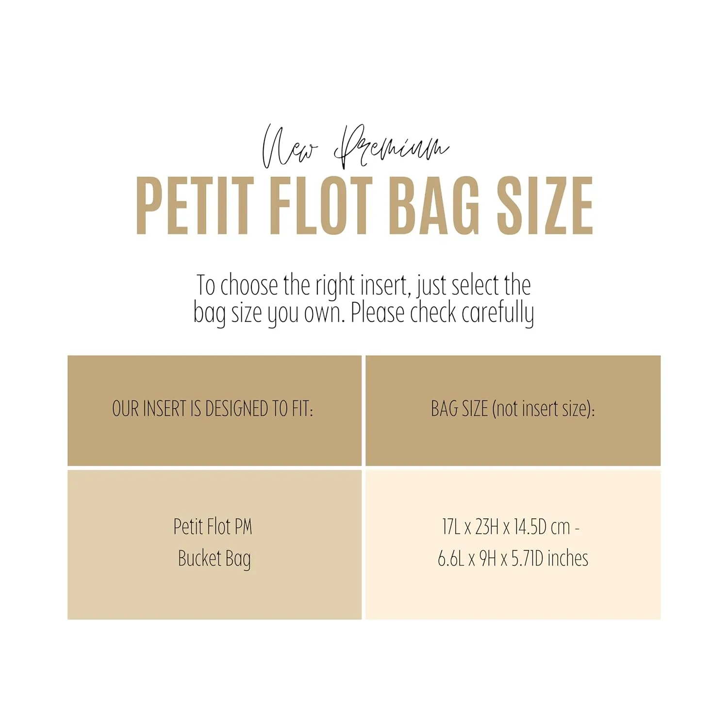 Premium Purse Organizer compatible with Goyard Petit Flot Bucket Bag Organizer, fits PM Petit Float Insert, 2mm Thick Premium Felt Snug Sturdy (For Petit Flot PM, Mint)